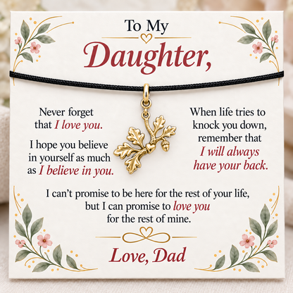 Rooted in Dad’s Love, Growing Strong — Main image, gold finish