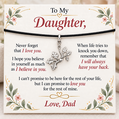 Rooted in Dad’s Love, Growing Strong — Main image, silver finish