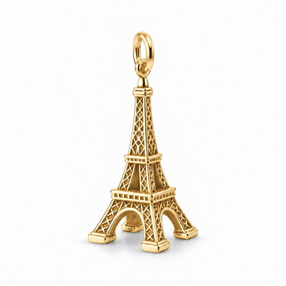 Eiffel Tower Charm — Gold | charm-topics-remaining-444-2026-09-14 | topic-099