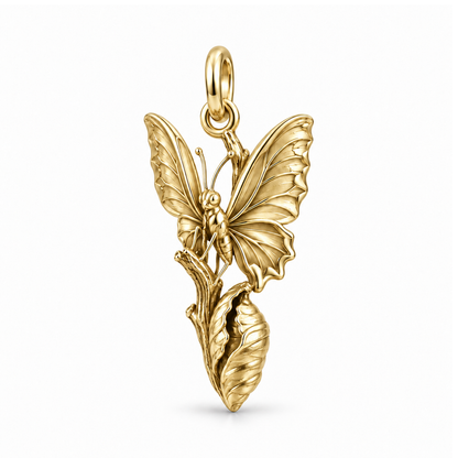 Emerging Butterfly Charm — Gold | charm-topics-remaining-444-2026-09-14 | topic-033