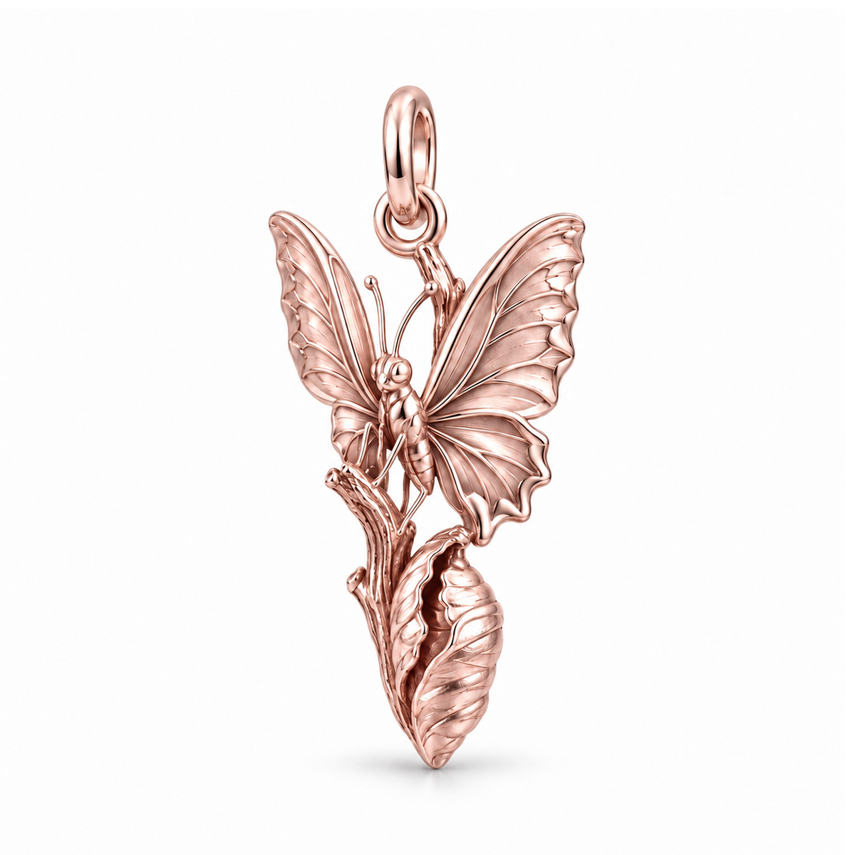 Emerging Butterfly Charm — Rose Gold | charm-topics-remaining-444-2026-09-14 | topic-033