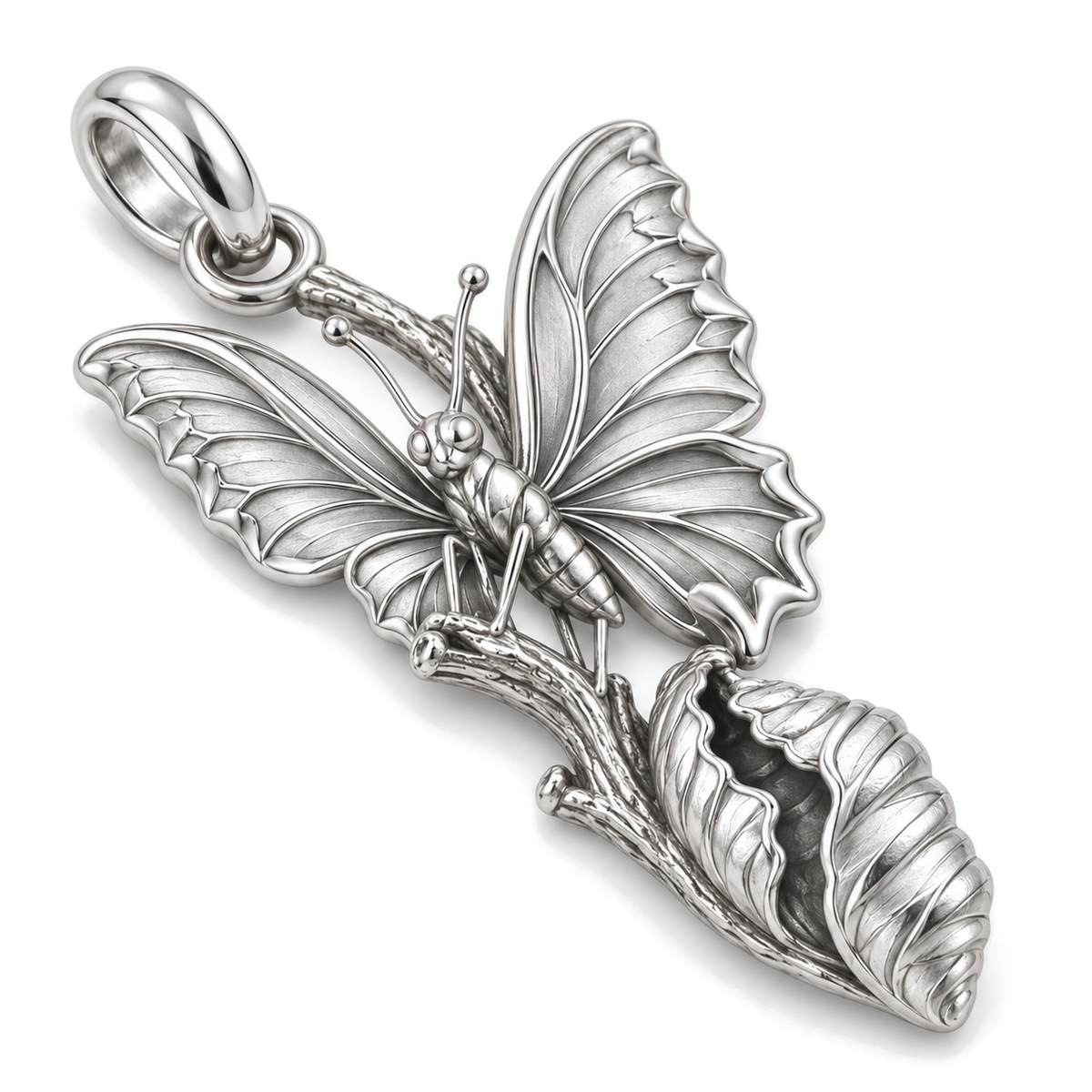 Emerging Butterfly Charm — Silver Super Macro | charm-topics-remaining-444-2026-09-14 | topic-033