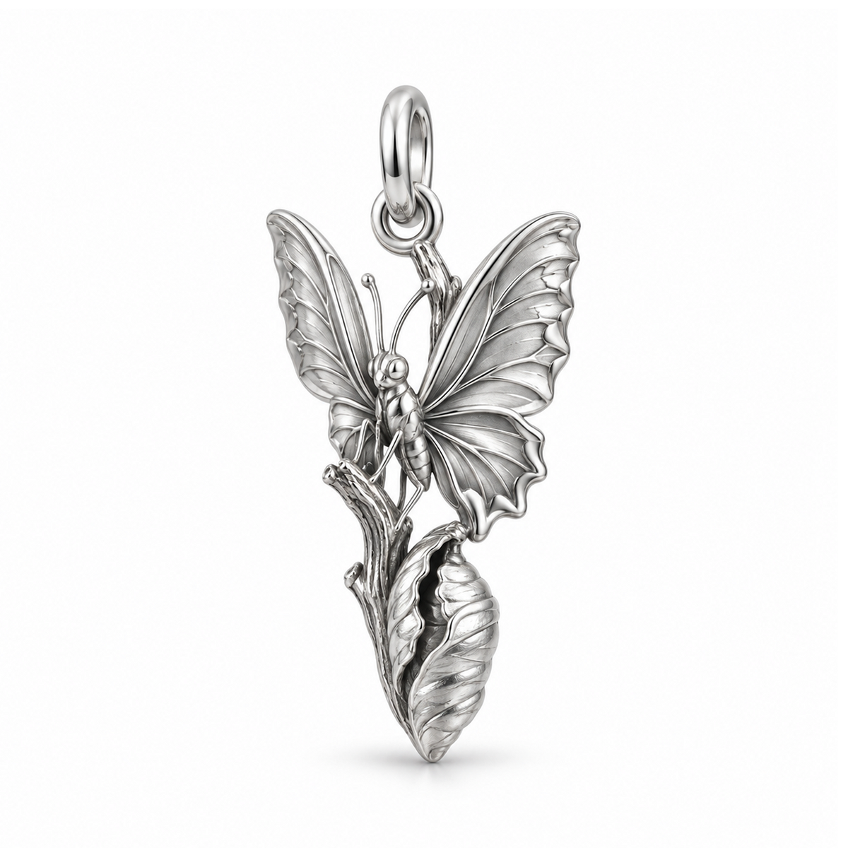 Emerging Butterfly Charm — Silver | charm-topics-remaining-444-2026-09-14 | topic-033