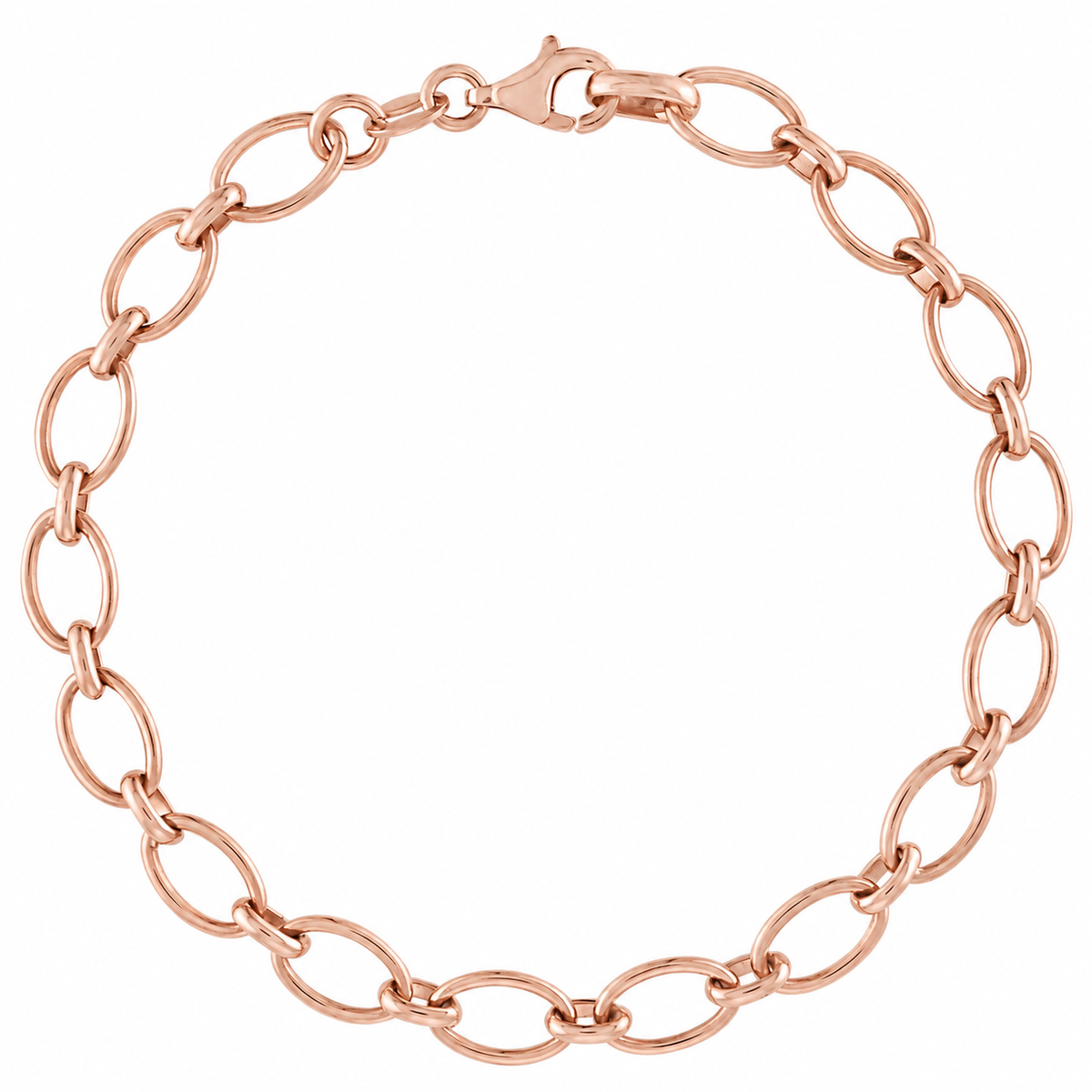 Emily Charm Bracelet — rose finish product image