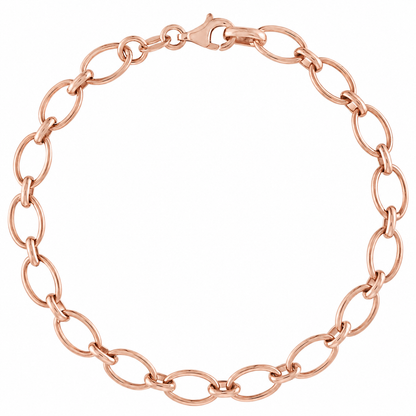 Emily Charm Bracelet — rose finish product image