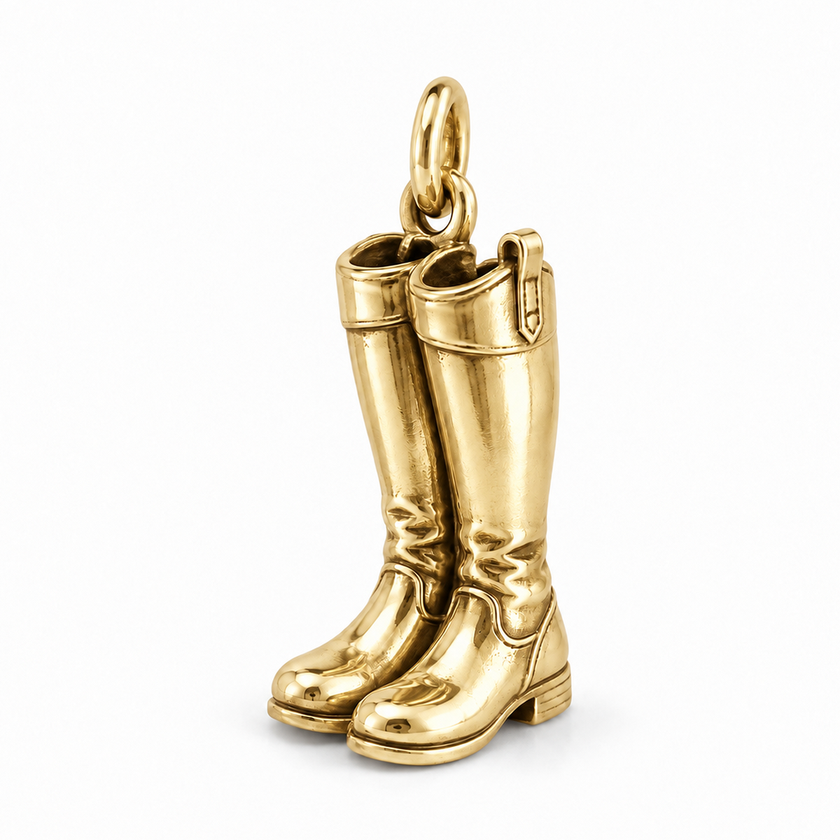 Equestrian Spirit Boots Charm — Gold | charm-topics-remaining-444-2026-09-14 | topic-279