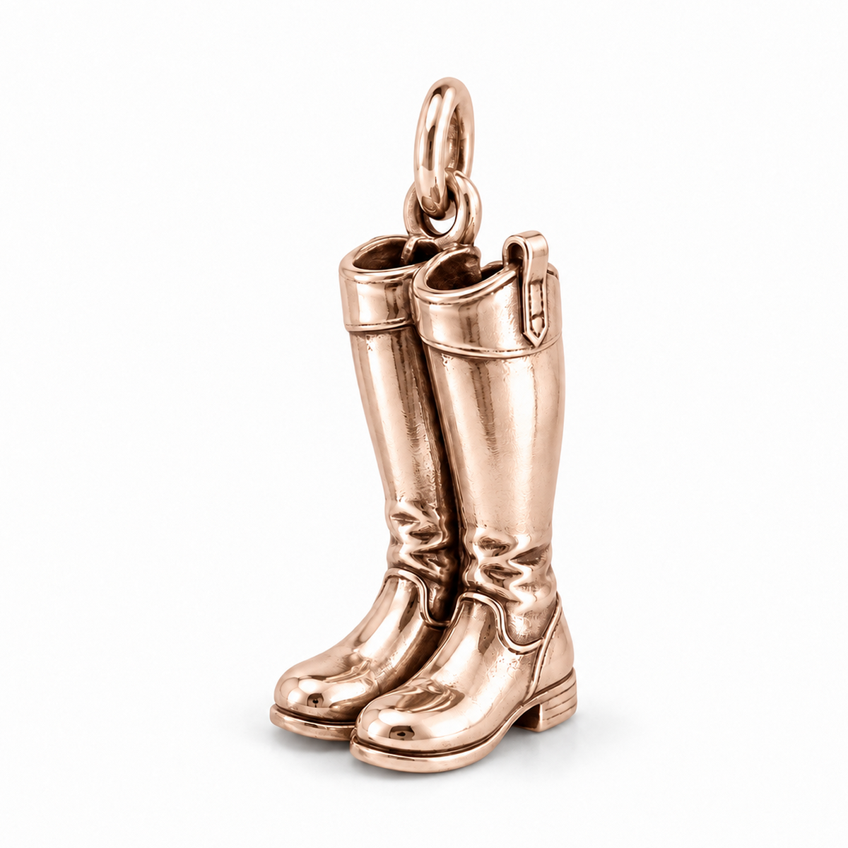 Equestrian Spirit Boots Charm — Rose Gold | charm-topics-remaining-444-2026-09-14 | topic-279