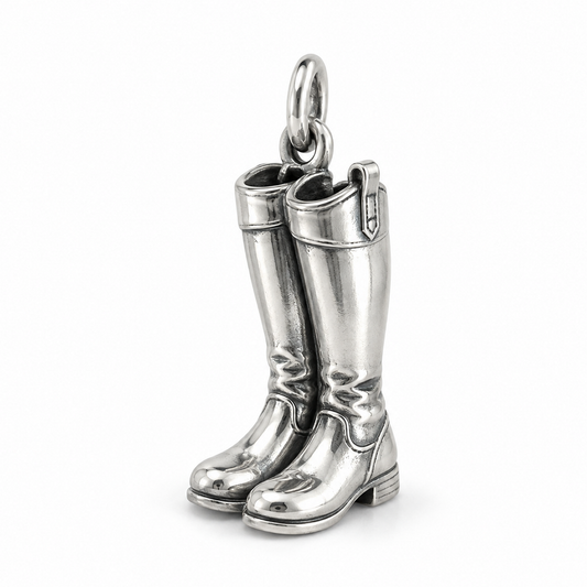 Equestrian Spirit Boots Charm — Silver | charm-topics-remaining-444-2026-09-14 | topic-279