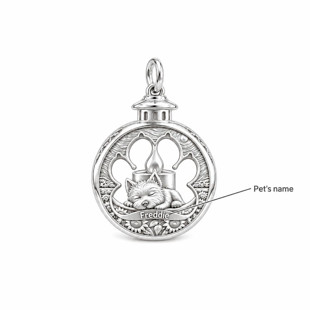 Eternal Light Pet Charm Bracelet – Personalized Dog Mom Gift – personalization guide