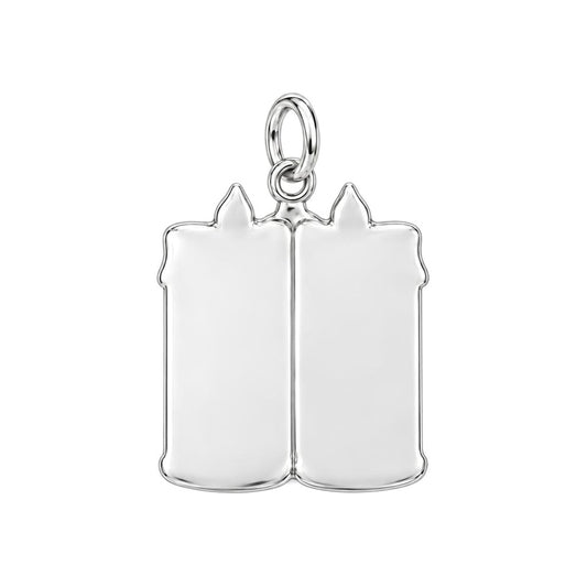 Eternal Light Remembrance Charm and Polyester Cord Bracelet Set