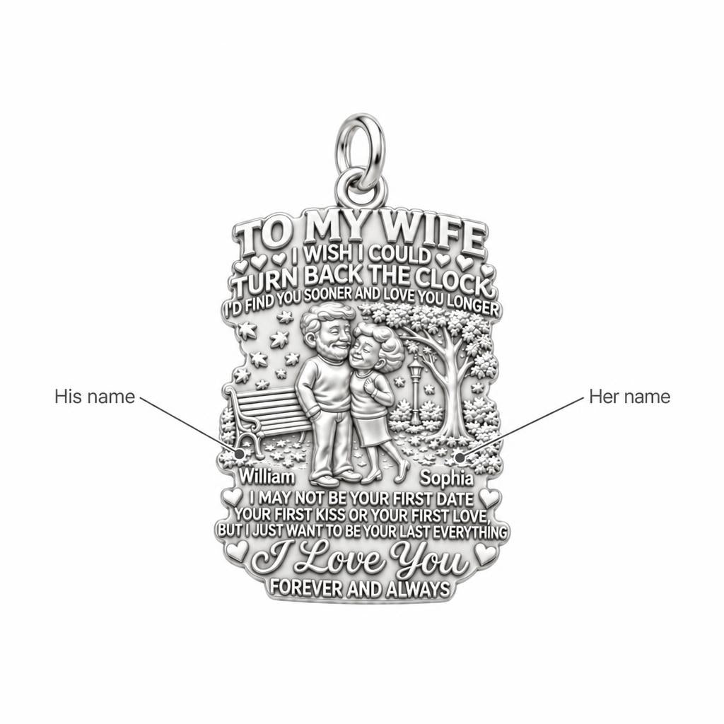 Eternal Love Park Bench Charm Bracelet – Personalized Couple Gift – personalization guide