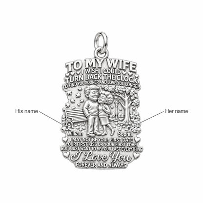 Eternal Love Park Bench Charm Bracelet – Personalized Couple Gift – personalization guide