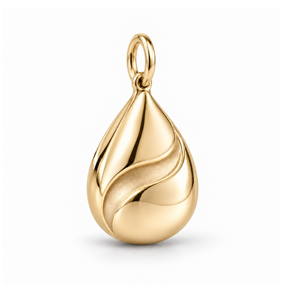 Eternal Memory Teardrop Charm — Gold | charm-topics-remaining-444-2026-09-14 | topic-403