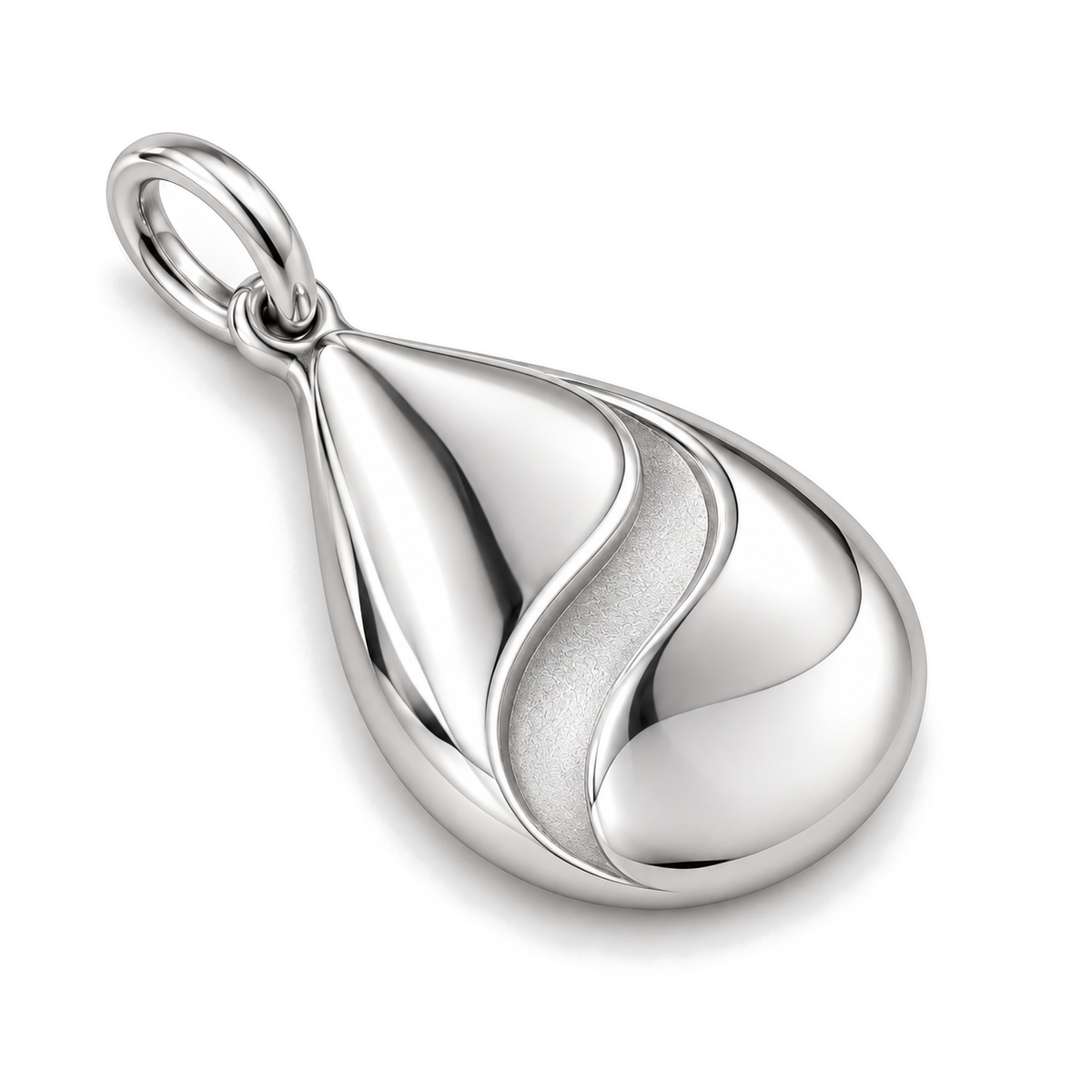 Eternal Memory Teardrop Charm — Silver Super Macro | charm-topics-remaining-444-2026-09-14 | topic-403