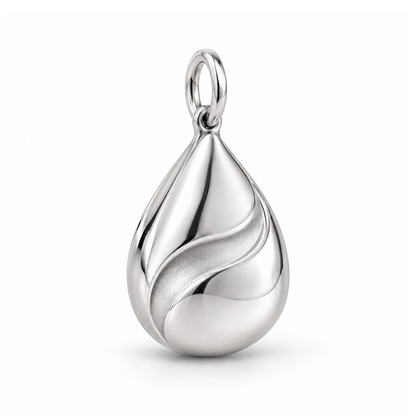 Eternal Memory Teardrop Charm — Silver | charm-topics-remaining-444-2026-09-14 | topic-403