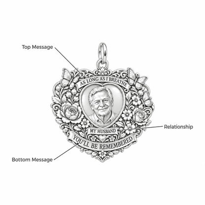 Eternal Remembrance Heart Charm Bracelet – Personalized Memorial Gift – personalization guide