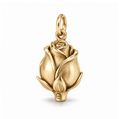 Eternal Rose Memorial Charm — Gold | charm-topics-remaining-444-2026-09-14 | topic-405