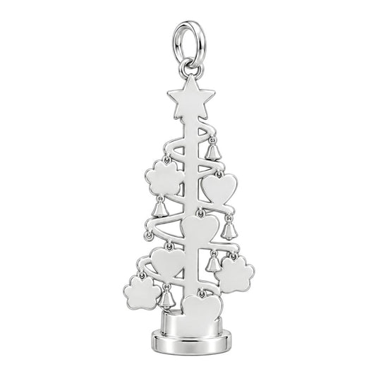 Evergreen Family Tree Charm Bracelet – Personalized Mom Gift – back of the charm, engraving area