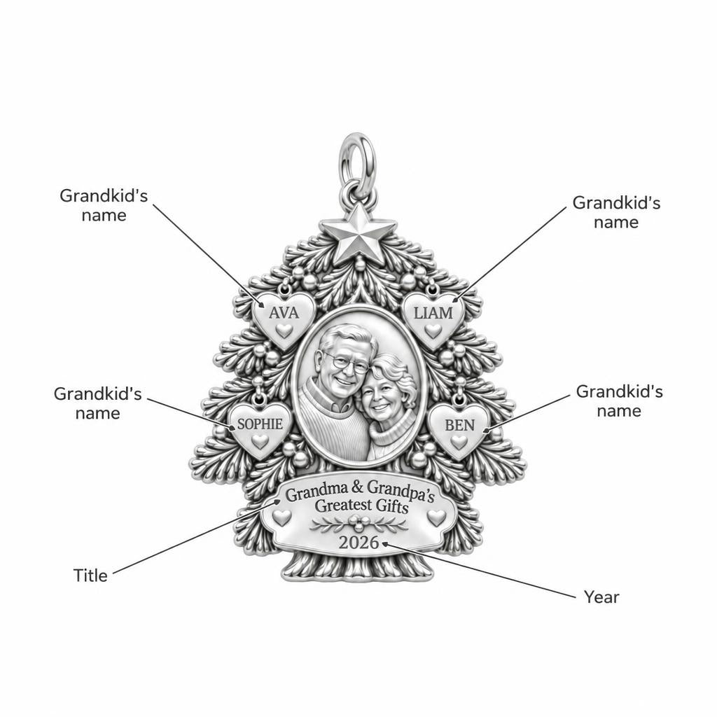Evergreen Family Tree Charm Bracelet – Personalized Nana Gift – personalization guide
