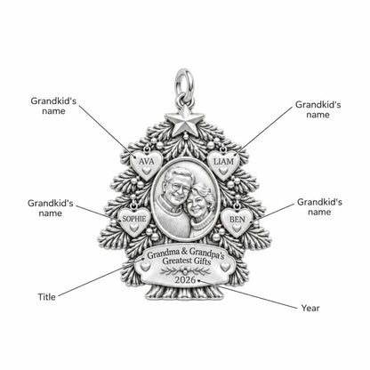 Evergreen Family Tree Charm Bracelet – Personalized Nana Gift – personalization guide