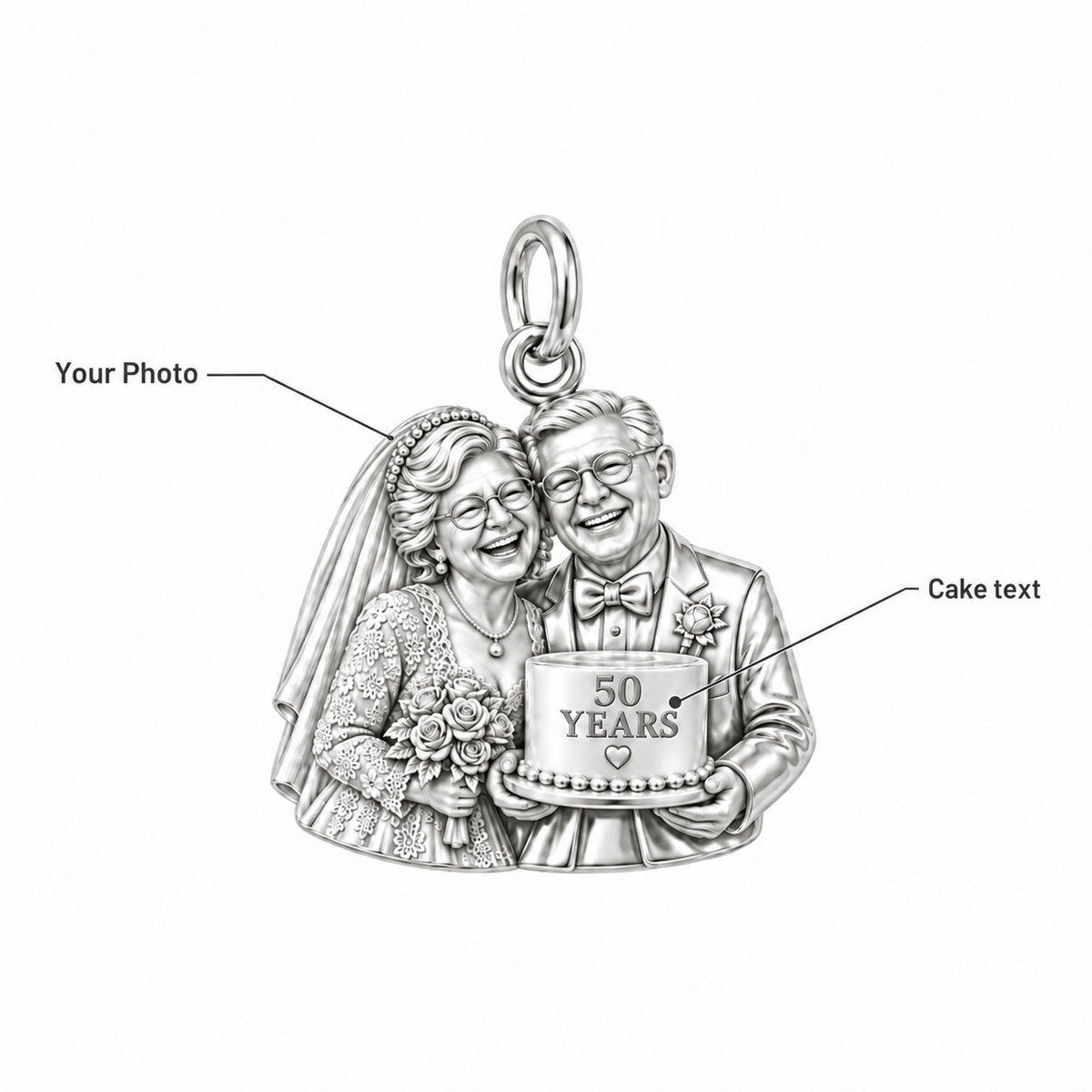 Everlasting Anniversary Couple Charm Bracelet – Personalized Couple
