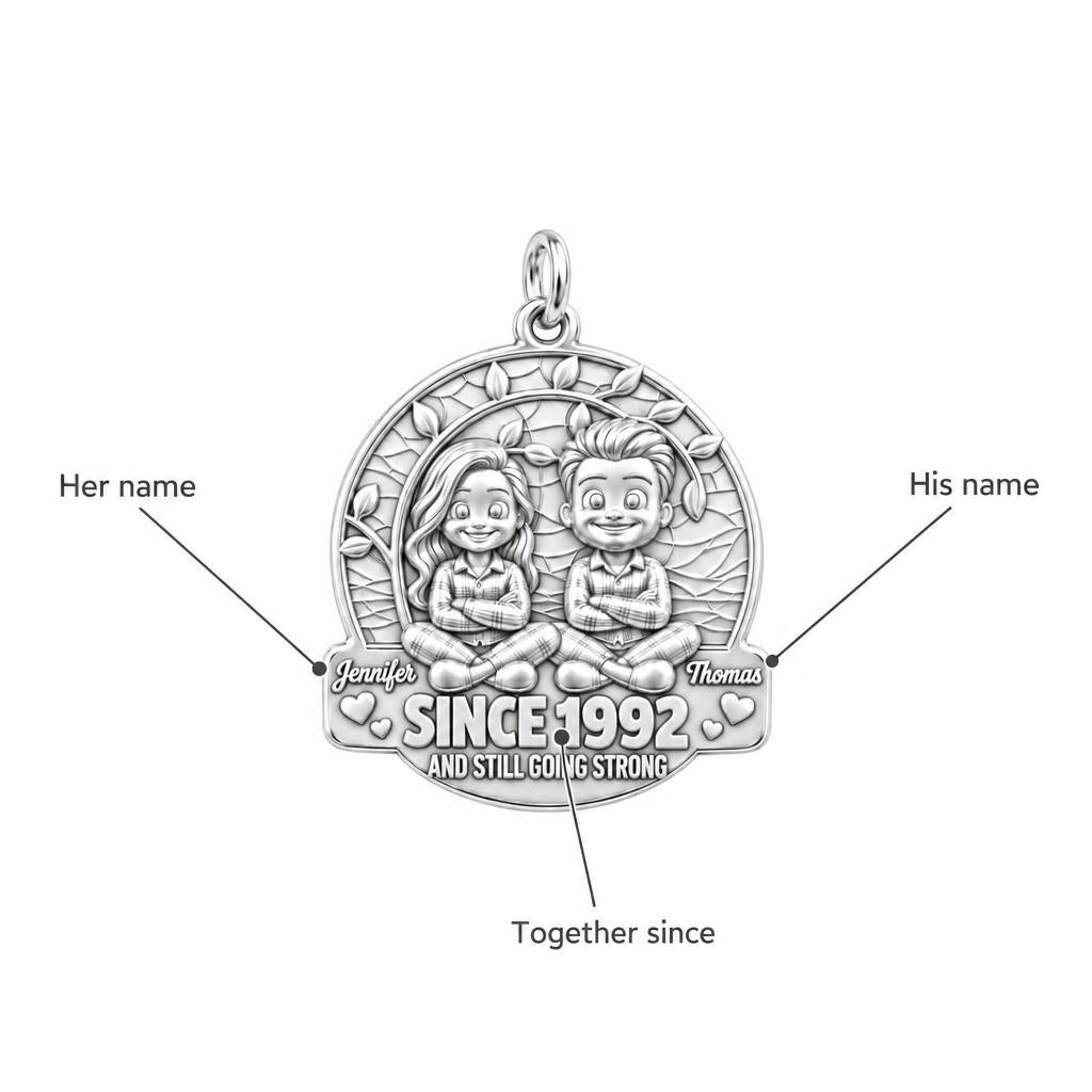 Everlasting Love Tree Charm Bracelet – Personalized Couple Gift – personalization guide