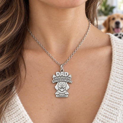 Every Poo I Do Charm Necklace Set – worn / in use