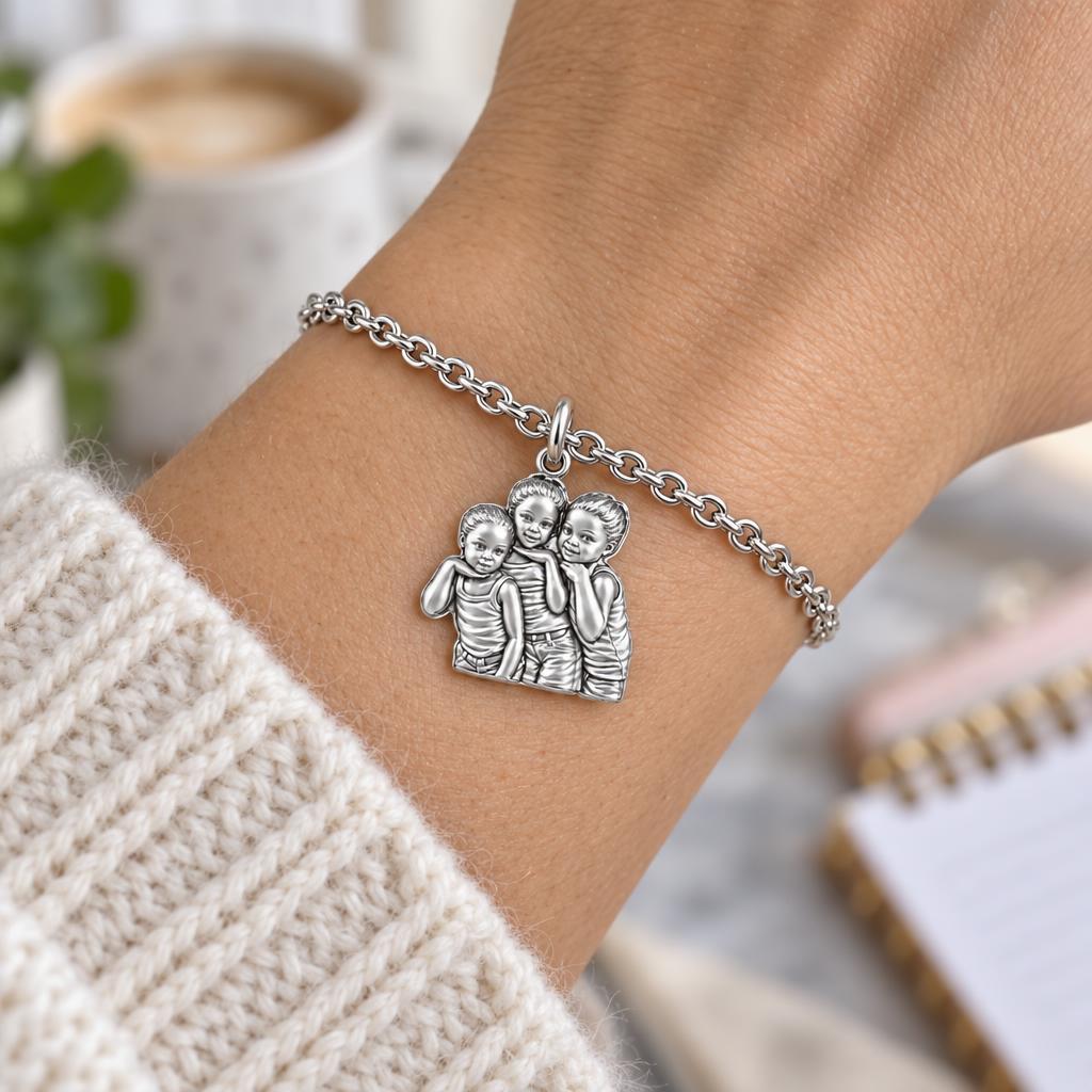 Everything Is On Fire Charm Bracelet Set – worn / in use