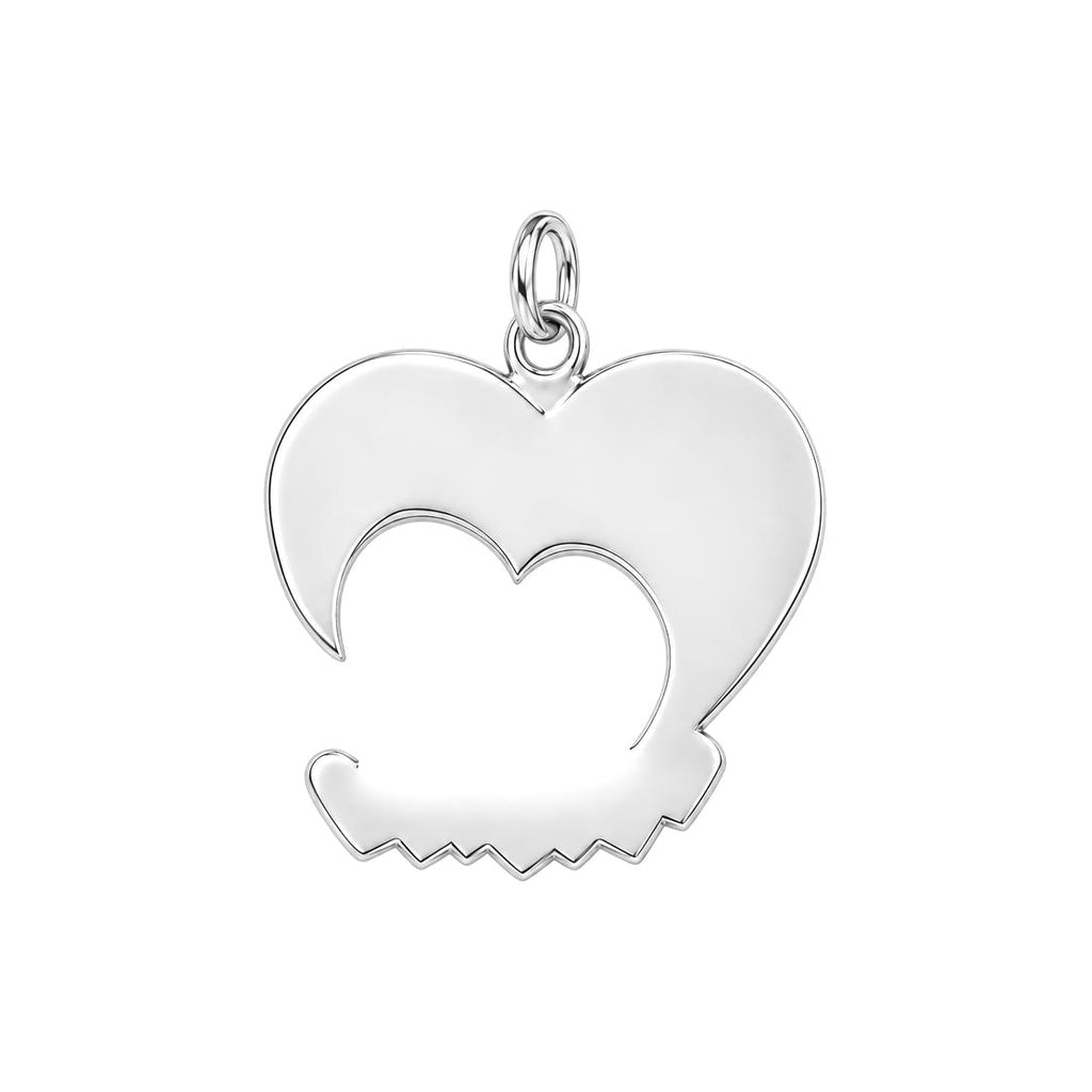 Everything We Are Heart Charm Bracelet – Personalized Mom Gift – back of the charm, engraving area
