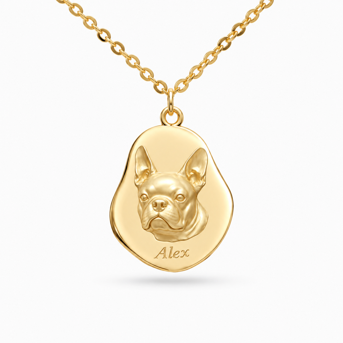 Precious Paw - Upload Pet Portrait Photo Necklace