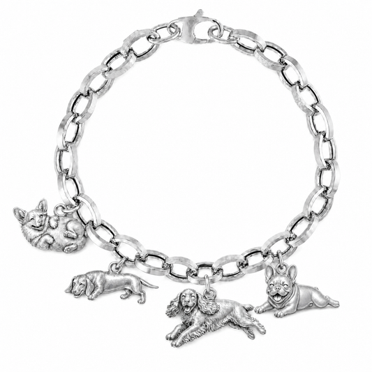 200+ Dog Breeds Little Love Charm Only – 925 Sterling Silver