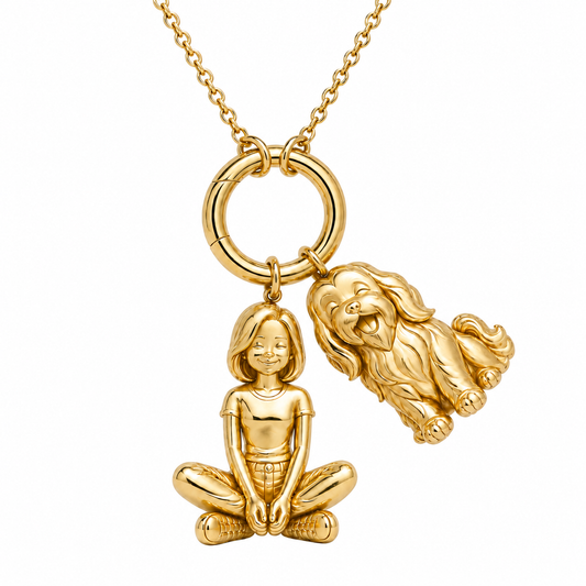 Purest Bond - The Petite Companion Charm Necklace