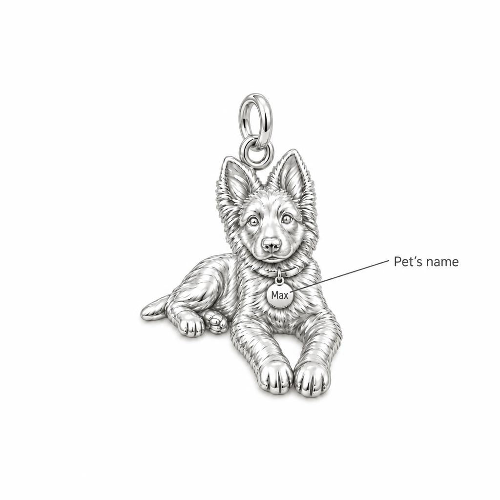 Faithful Companion Portrait Charm Bracelet – Personalized Dog Mom Gift – personalization guide