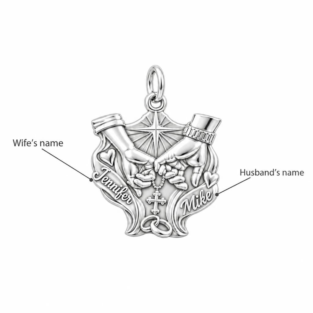 Faithful Union Pinky Swear Charm Bracelet – Personalized Couple Gift – personalization guide