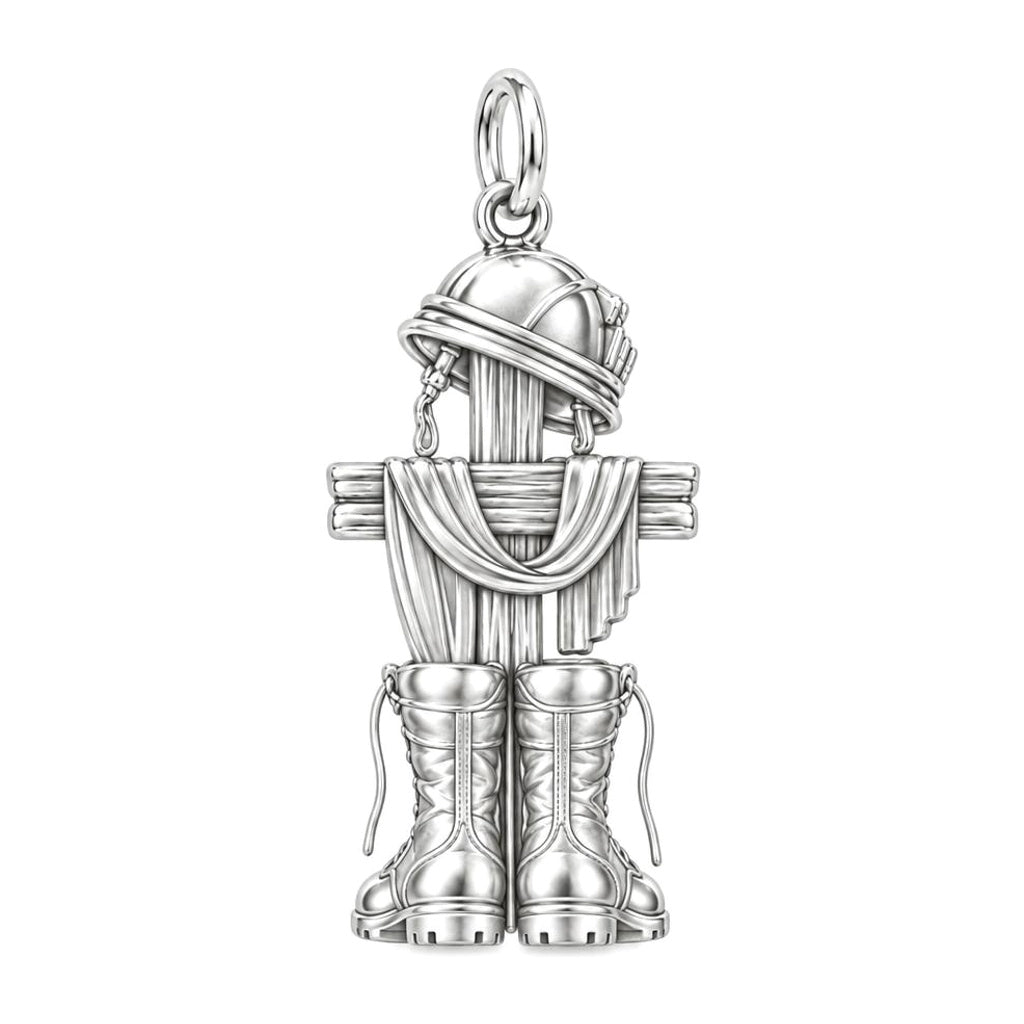 Fallen Hero Remembrance Charm and Polyester Cord Bracelet Set
