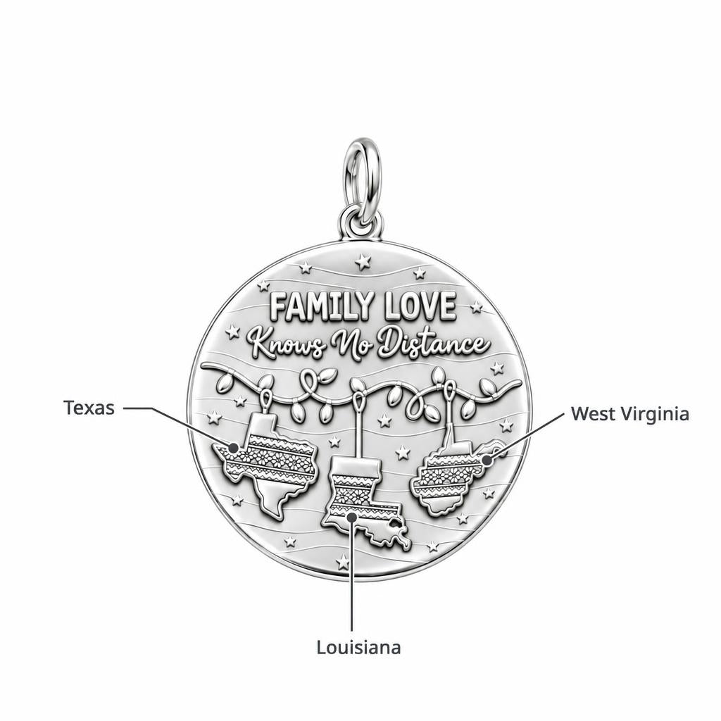 Family Love Knows No Distance Charm Bracelet – Personalized Mom Gift – personalization guide