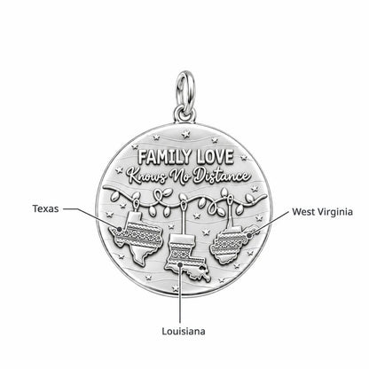 Family Love Knows No Distance Charm Bracelet – Personalized Mom Gift – personalization guide