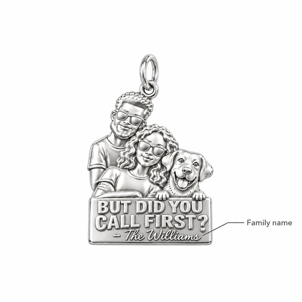 Family Portrait Sign Charm Bracelet – Personalized Couple Gift – personalization guide