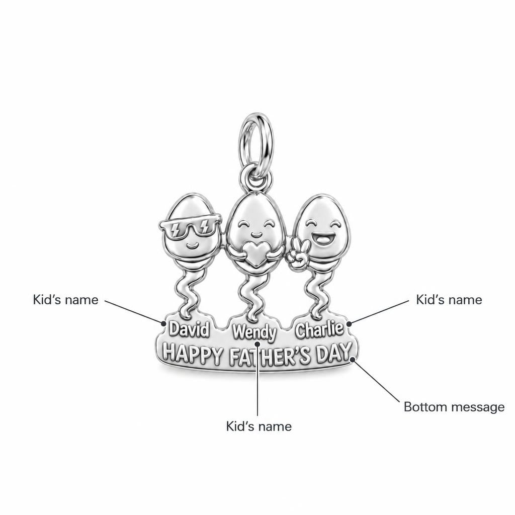 Fastest Swimmers Charm Bracelet – Personalized Dad Gift – personalization guide