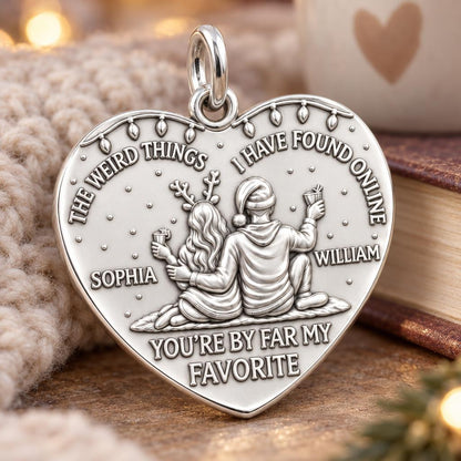 Favorite Online Find Charm Bracelet – Personalized Couple Gift – macro detail of the charm