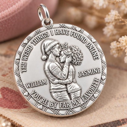 Favorite Online Find Charm Bracelet – Personalized Couple Gift – macro detail of the charm