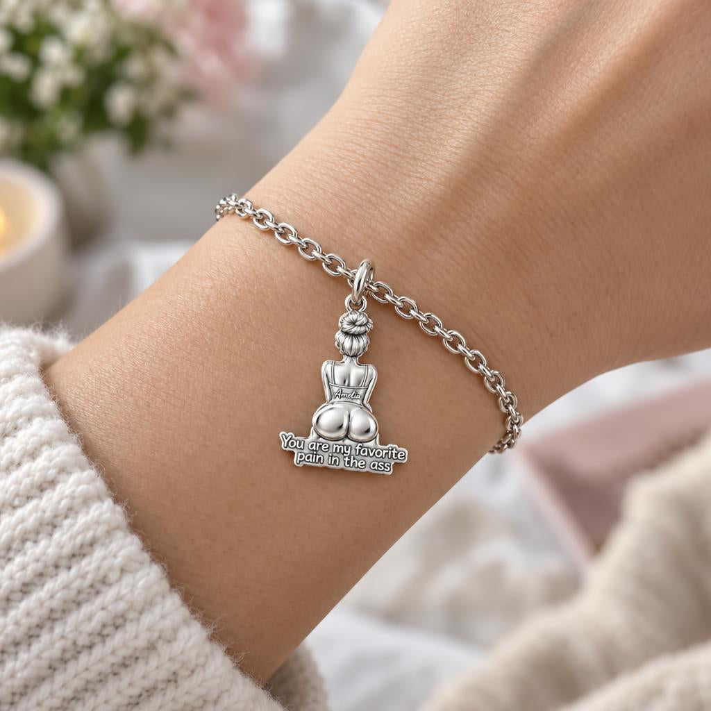 Favorite Pain in the Ass Charm Bracelet Set – worn / in use