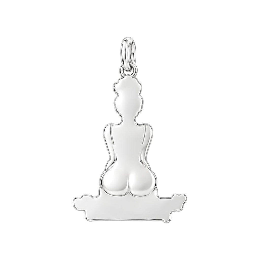 Favorite Pain in the Ass Charm Necklace Set – back of the charm, engraving area
