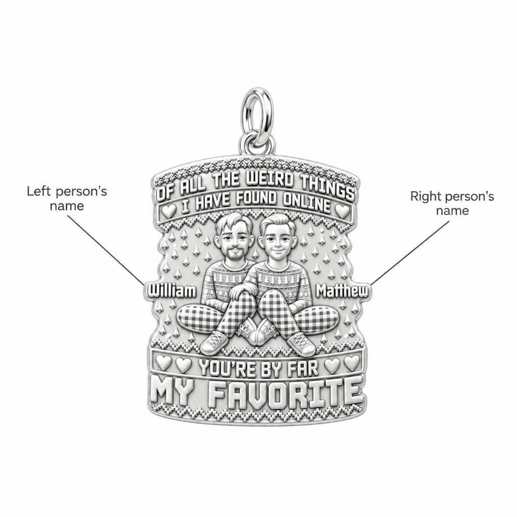 Favorite Weird Find Charm Bracelet – Personalized Couple Gift – personalization guide