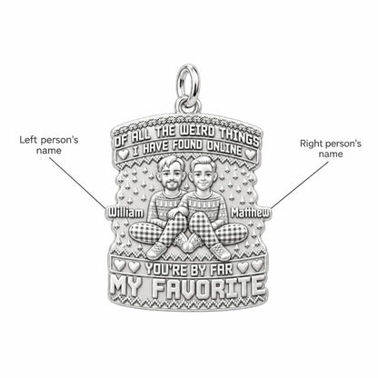 Favorite Weird Find Charm Bracelet – Personalized Couple Gift – personalization guide