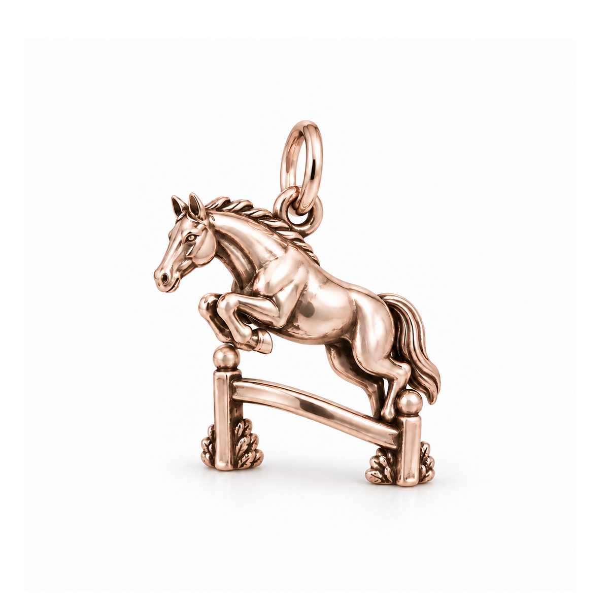 Fearless Leap Horse Charm — Rose Gold | charm-topics-remaining-444-2026-09-14 | topic-278