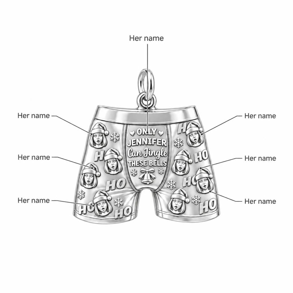 Festive Jingle Boxer Charm Bracelet – Personalized Couple Gift – personalization guide