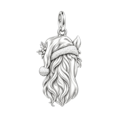 Festive Stable Spirit Charm Keychain – back of the charm, engraving area