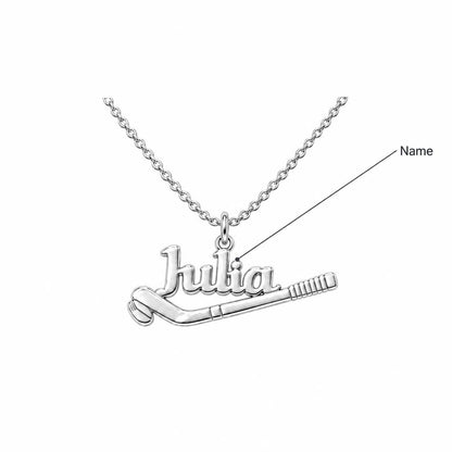 Field Hockey Stick Charm Bracelet – Personalized Athlete Gift – personalization guide