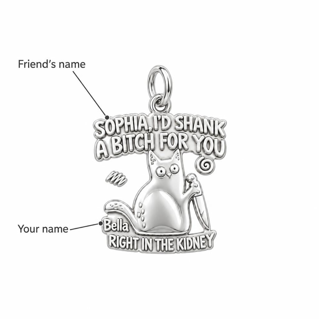 Fierce Feline Friendship Charm Bracelet – Personalized Bestie Gift – personalization guide